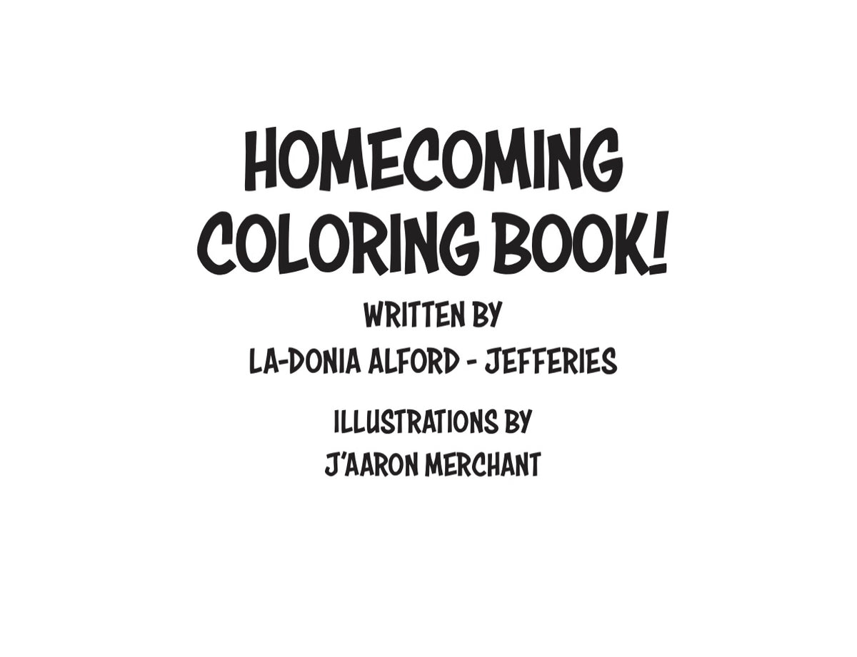 The hbcu homeing coloring book â the hbcu homeing book