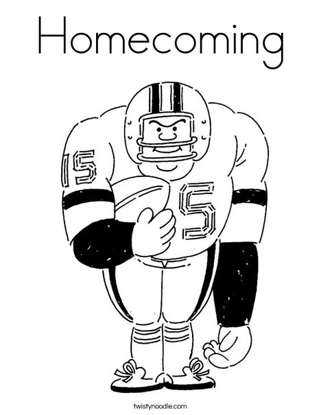 Homeing coloring page