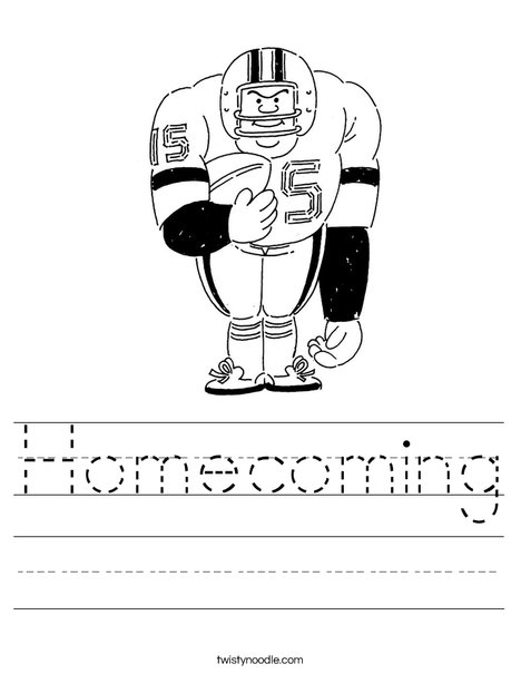 Homeing worksheet