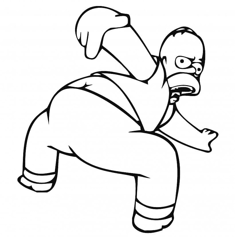 Simpsons coloring pages printable for free download