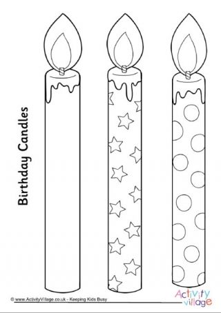 Birthday candles large colouring birthday candles birthday coloring pages birthday candles printable