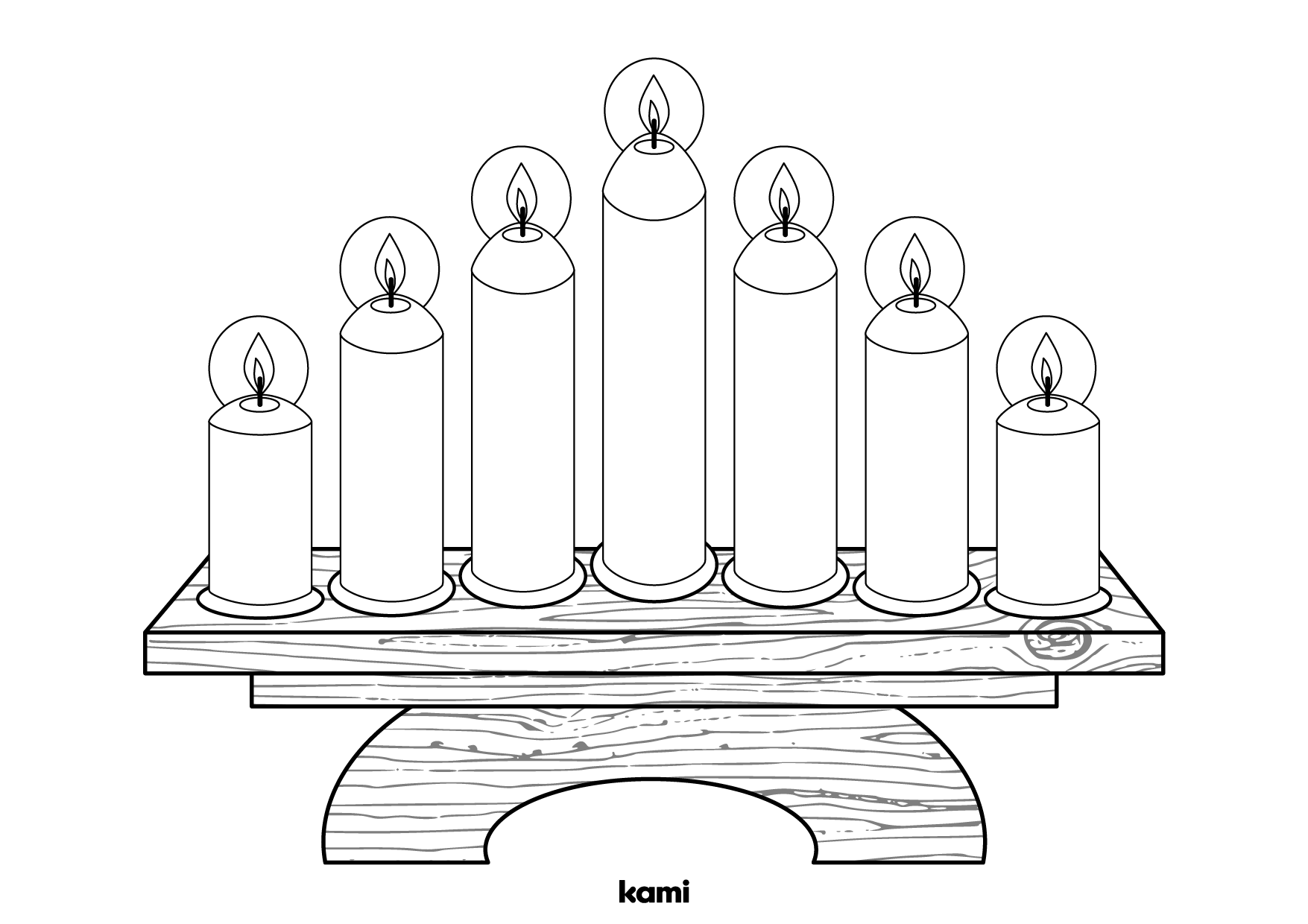 Kwanzaa candle coloring sheet for teachers perfect for grades st nd k pre k other classroom resources kami library