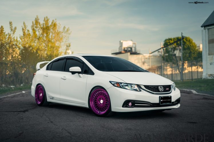 Honda civic si white cars modified wallpapers hd desktop and mobile backgrounds