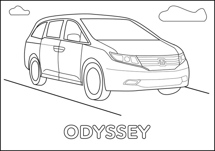 Honda odyssey coloring page mario coloring pages cartoon coloring pages coloring pages