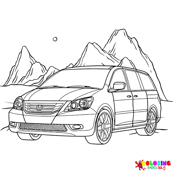 Car coloring pages