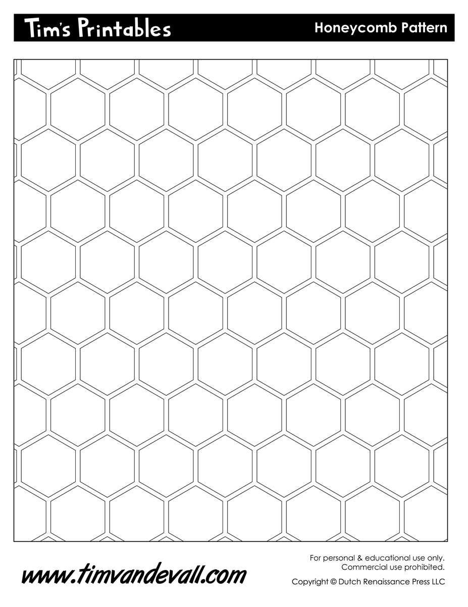 Honeyb template honeyb pattern â tims printables