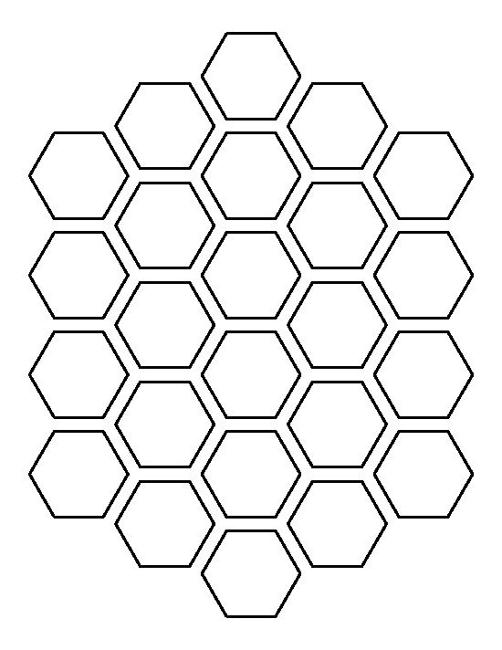 Printable honeyb template