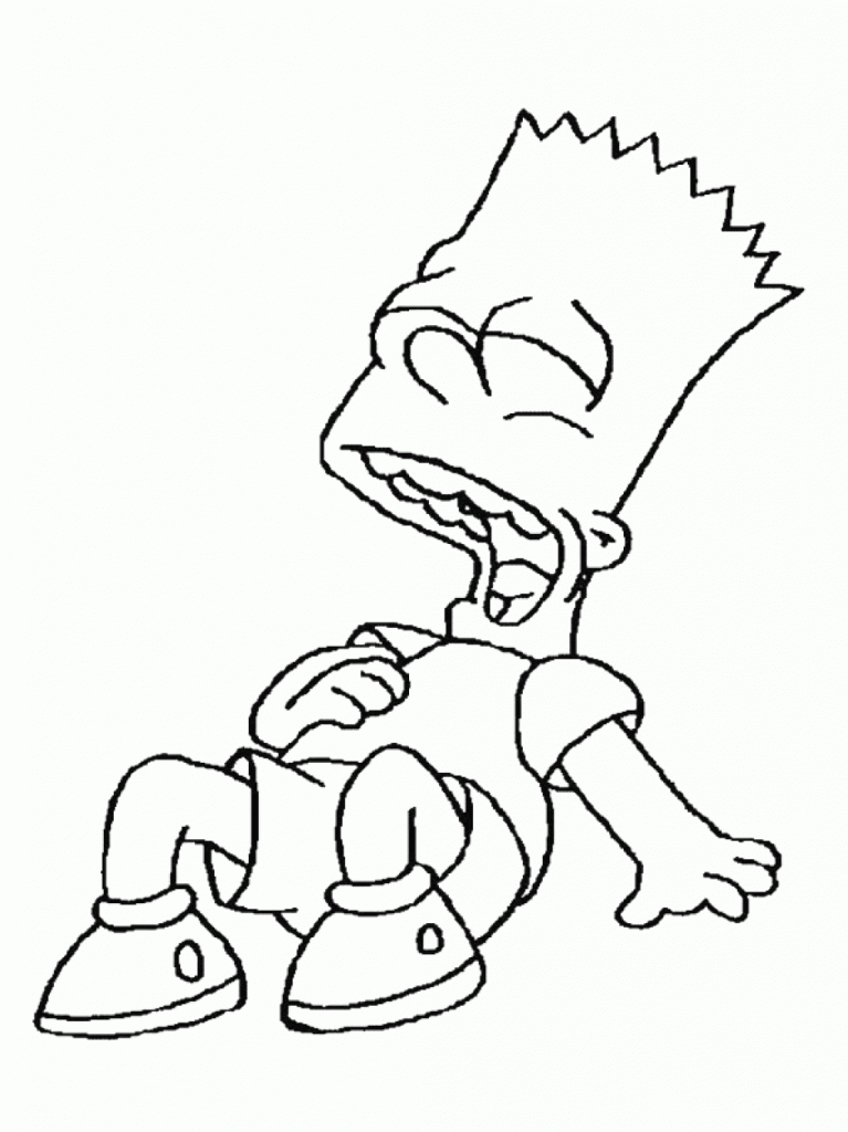 Bart simpson coloring page cartoon coloring pages coloring pages hipster drawings