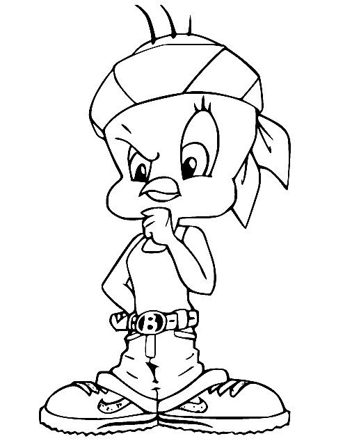 Tweety coloring pages printable for free download