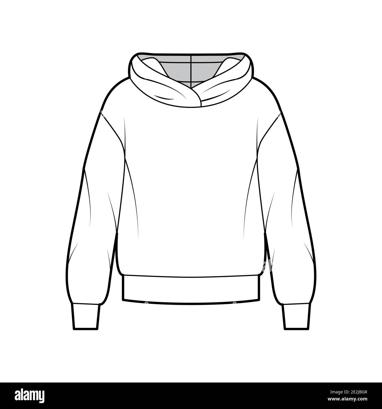 Hoodie jumper cut out stock images pictures