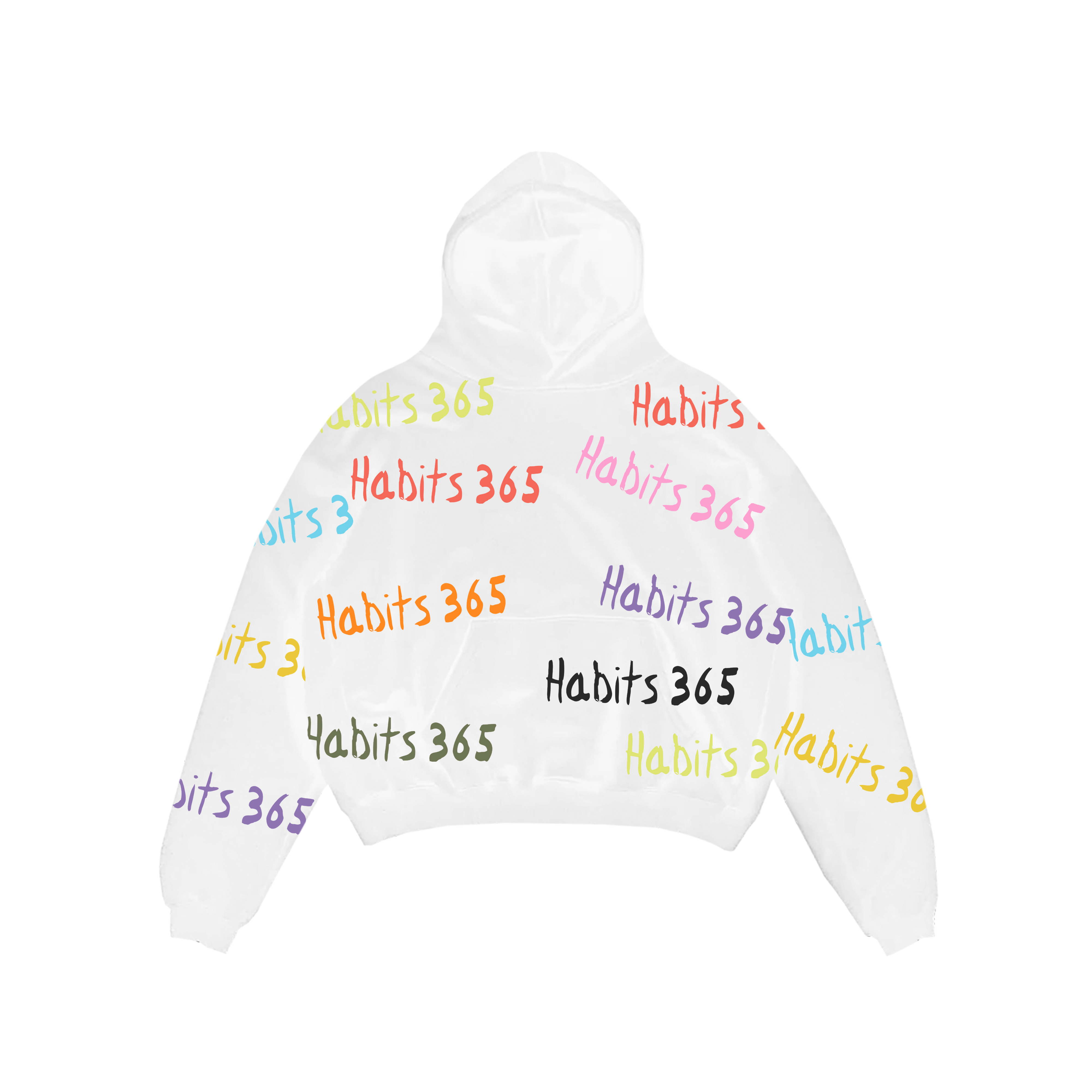 Coloring book hoodie white â habits