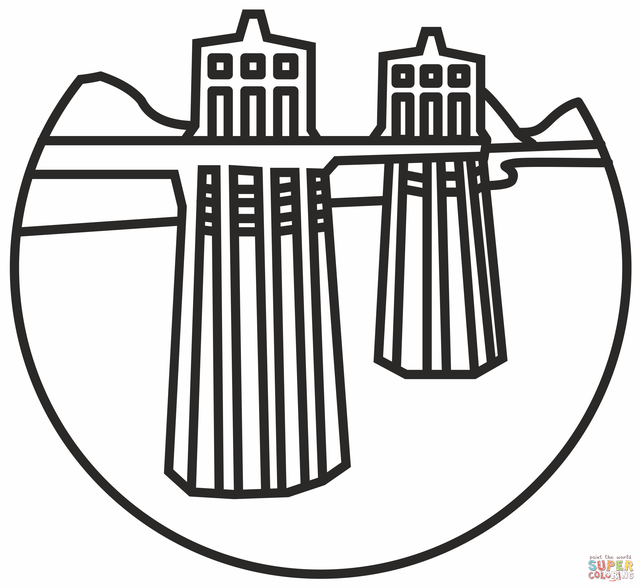 Hoover dam coloring page free printable coloring pages