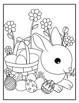 Hop into easter fun with bunny coloring pages for kids tpt