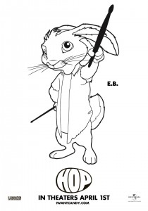 Hop the movie coloring pages