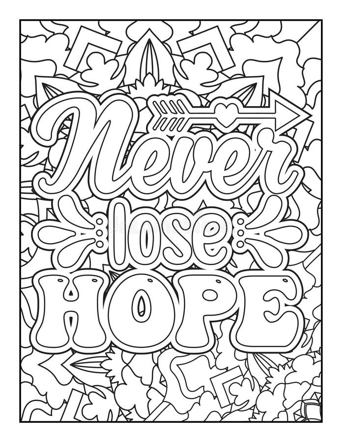 Hope coloring page stock illustrations â hope coloring page stock illustrations vectors clipart