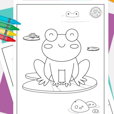 Hippity hop free printable frog coloring pages kids activities blog