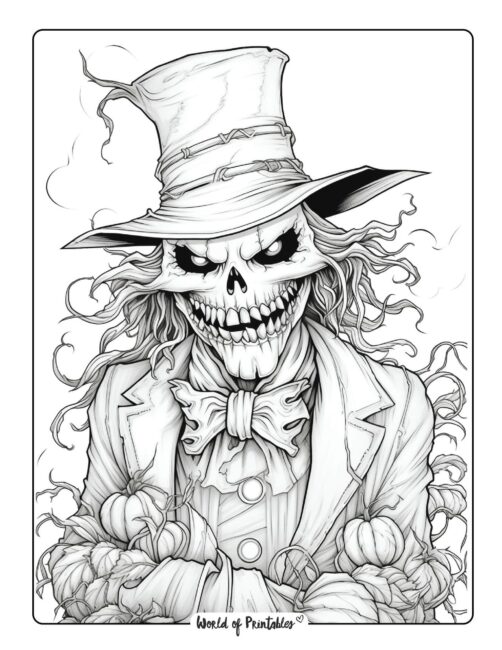 Horror coloring pages