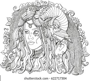 Horror coloring book photos and images