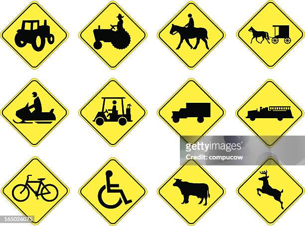 Horse crossing sign stock photos high