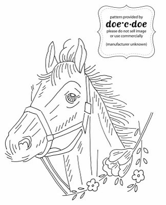 Horse head embroidery patterns hand embroidery patterns folk embroidery