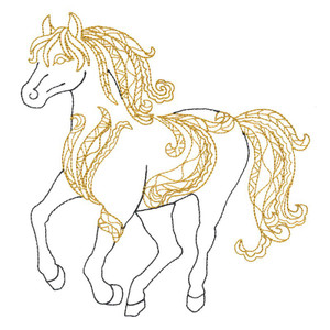 Horse linework