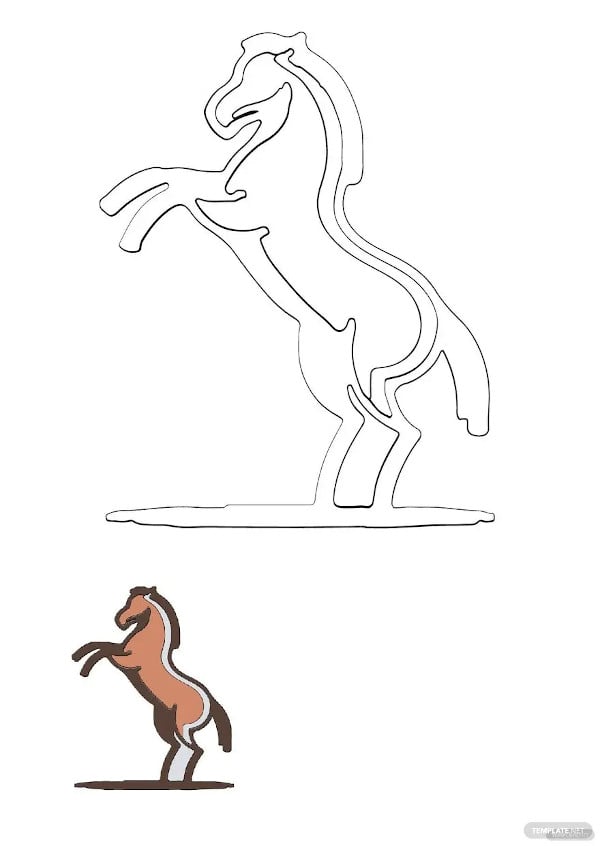 Horse coloring pages