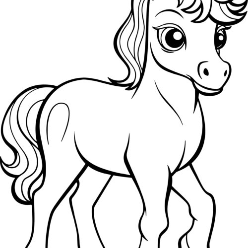 Horse coloring book a fun horses and ponies beautiful colouring pages made by teachers