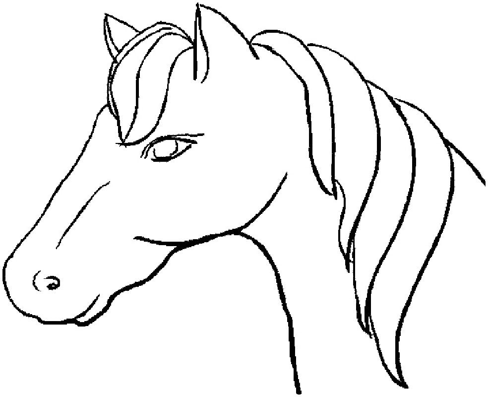 Cool horse coloring pages pdf printable