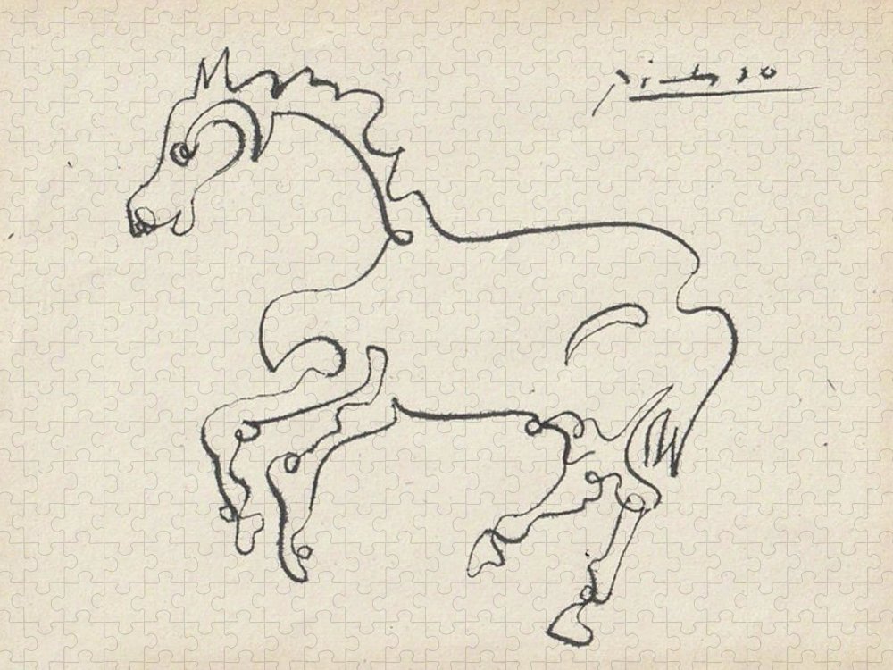 The horse jigsaw puzzle by picasso