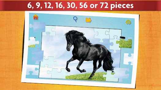 Horse jigsaw puzzles game kids â apps on