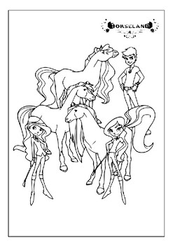 Enjoy hours of entertainment with our printable horseland coloring pages pdf