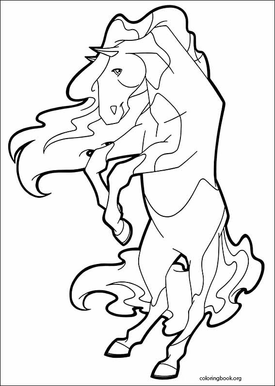 Horseland coloring page