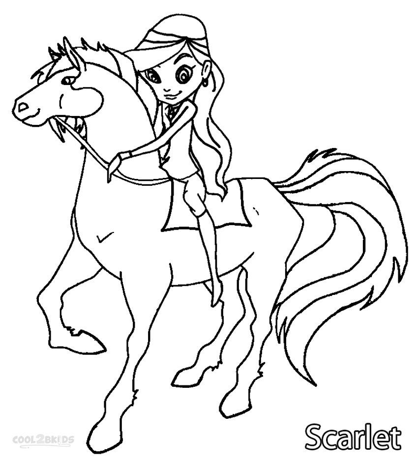 Printable horseland coloring pages for kids coolbkids horse coloring pages horse coloring coloring pages