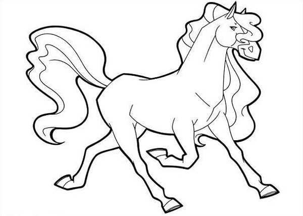 Printable horseland coloring pages