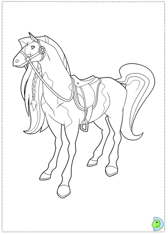 Awesome horseland coloring page dinokids best resolution