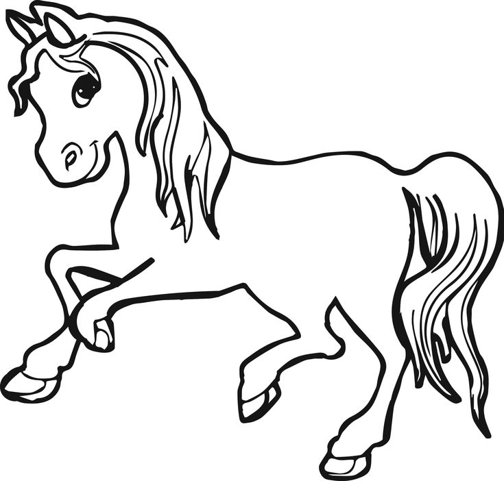 Cool horse coloring pages pdf printable