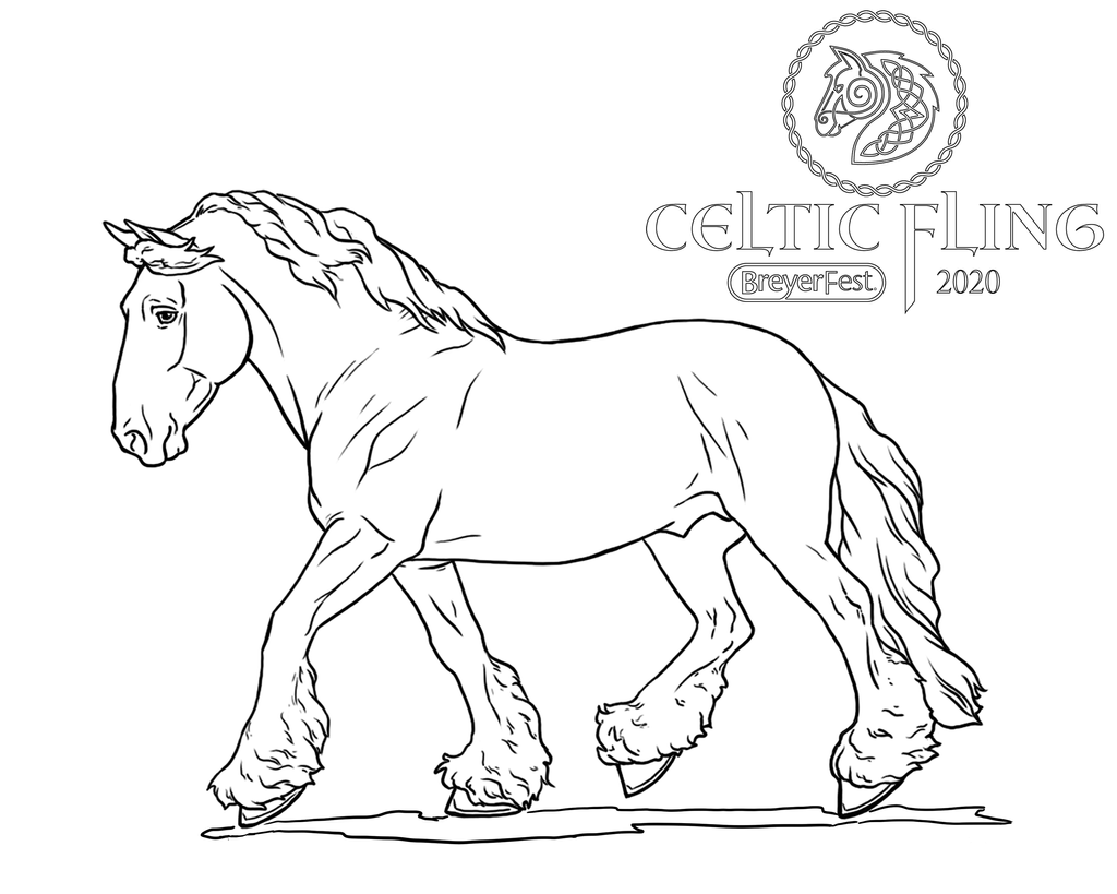 Breyerfest coloring page