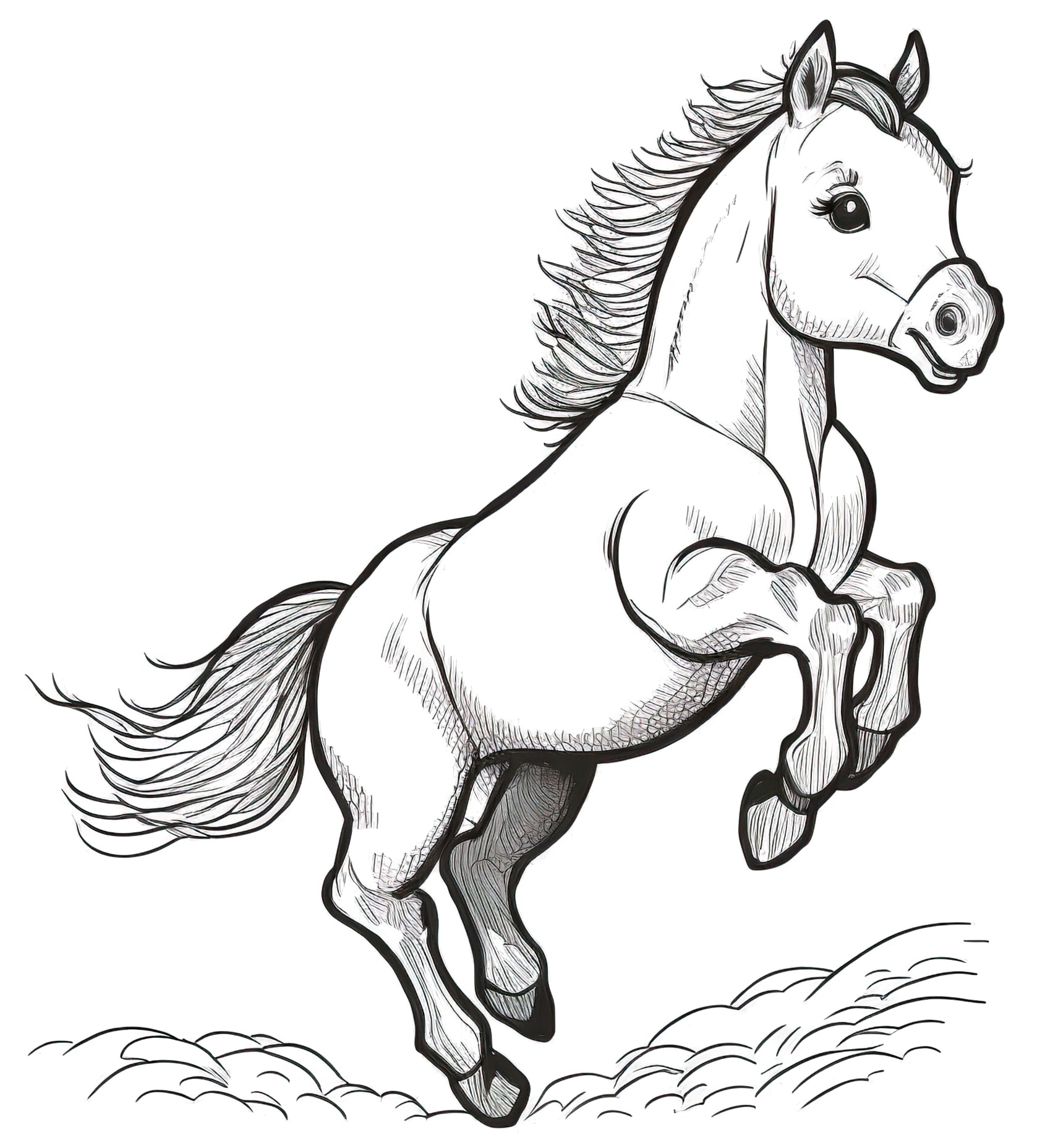 Horse coloring pages