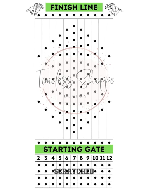 Horse race dice game template horse race dice game horse race game race horse game game template fun game printable svg png jpeg