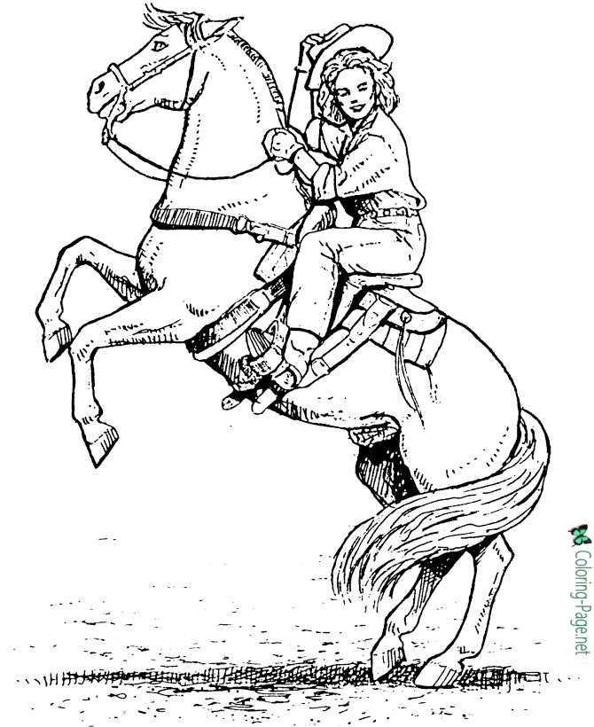 Horse coloring pages