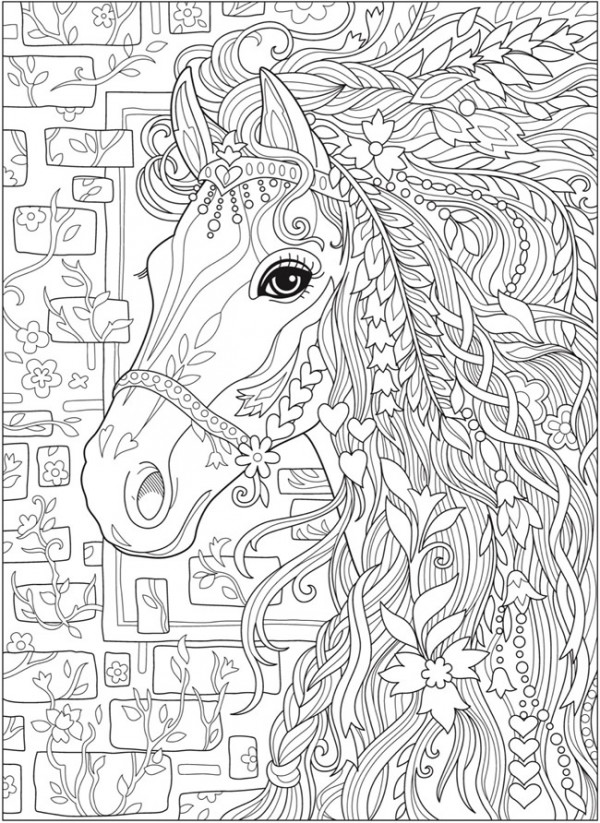 Dream horse coloring pages â