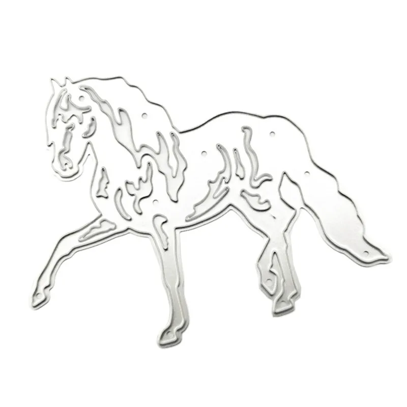 Steed horse metal cutting die for diy paper art crafts scrapbooking album decor