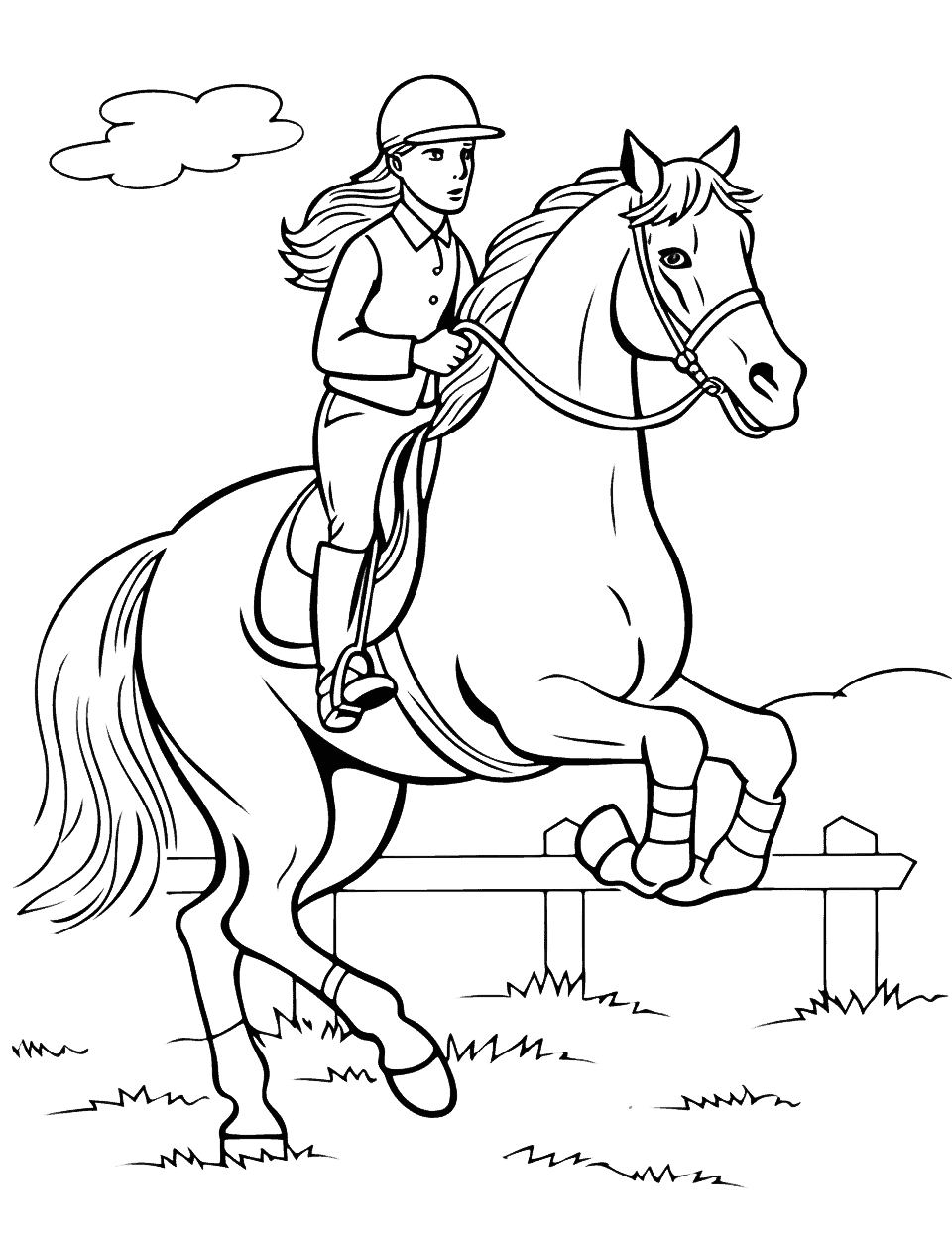 Horse coloring pages free printable sheets