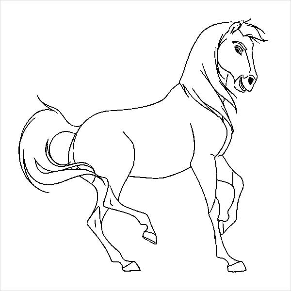 Horse coloring pages