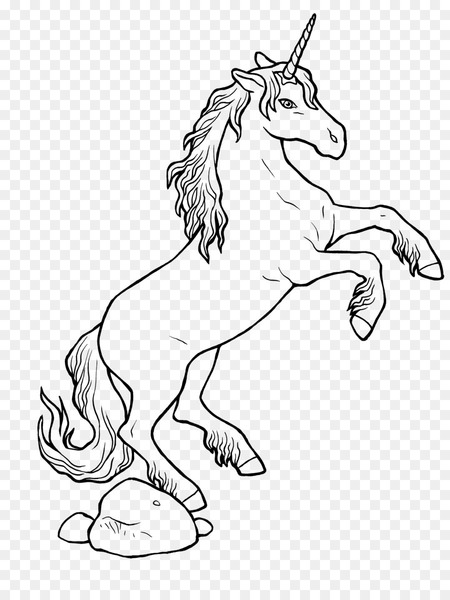 Free ausmalbild unicorn coloring book horse legendary creature