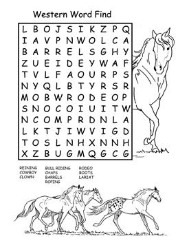 Puzzles and more horse camp horse lessons horse coloring pages