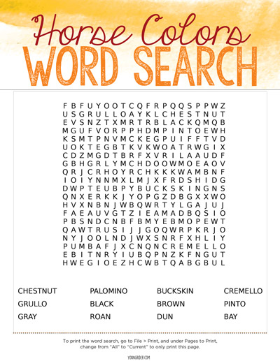 Word searches archive