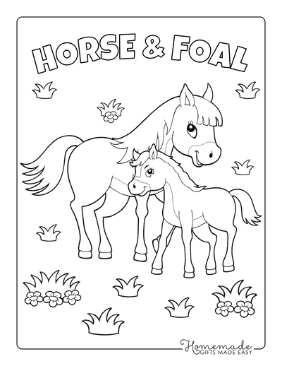 Best horse coloring pages for kids adults free printables