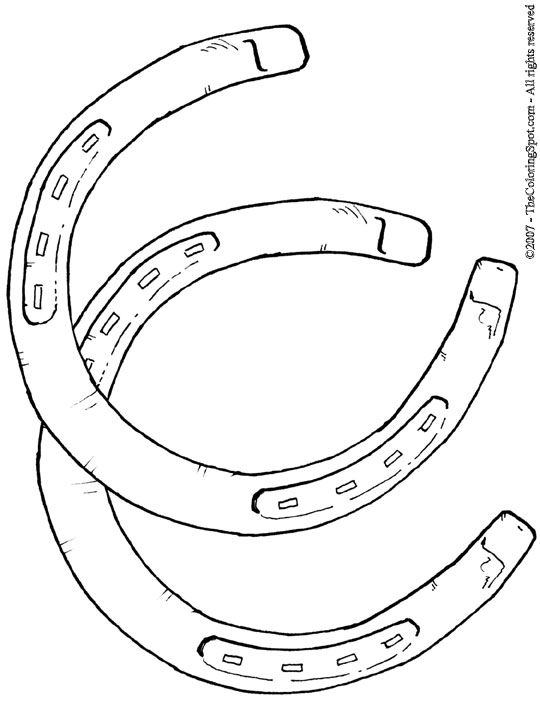 Horseshoes coloring page audio stories for kids free coloring pages colouring printables