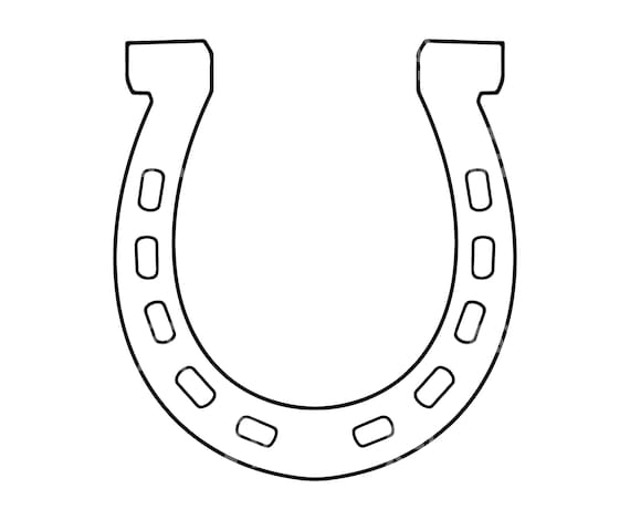 Horseshoe svg horseshoe cut file horseshoe png cowboy cowgirl vector clipart western svg horse lover svg cricut silhouette stencil